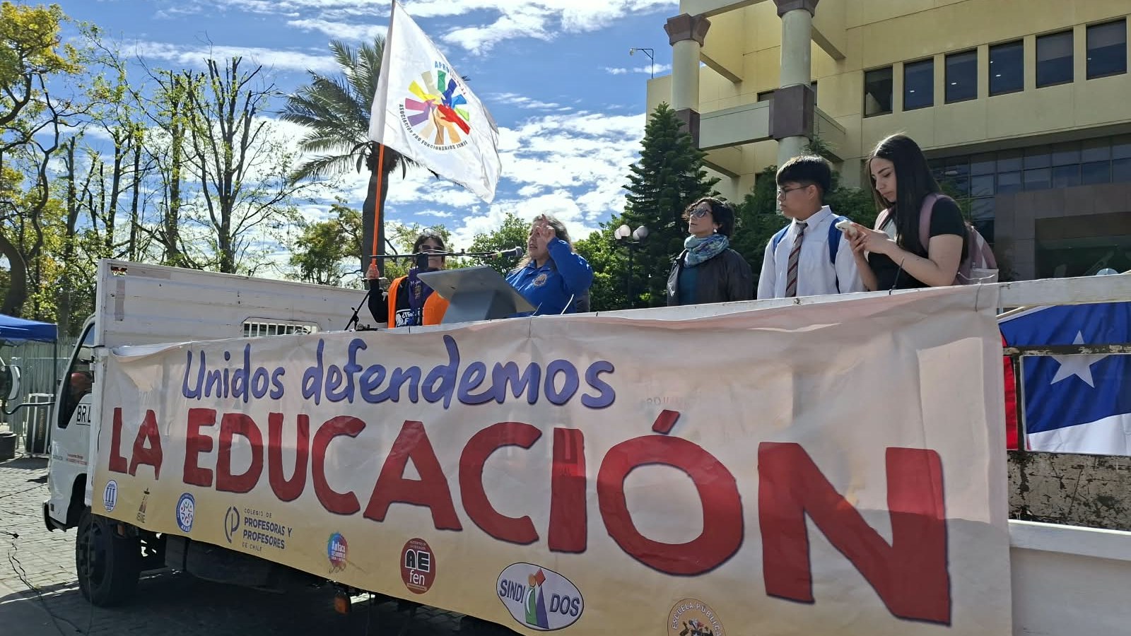 Imagen de la cobertura periodística