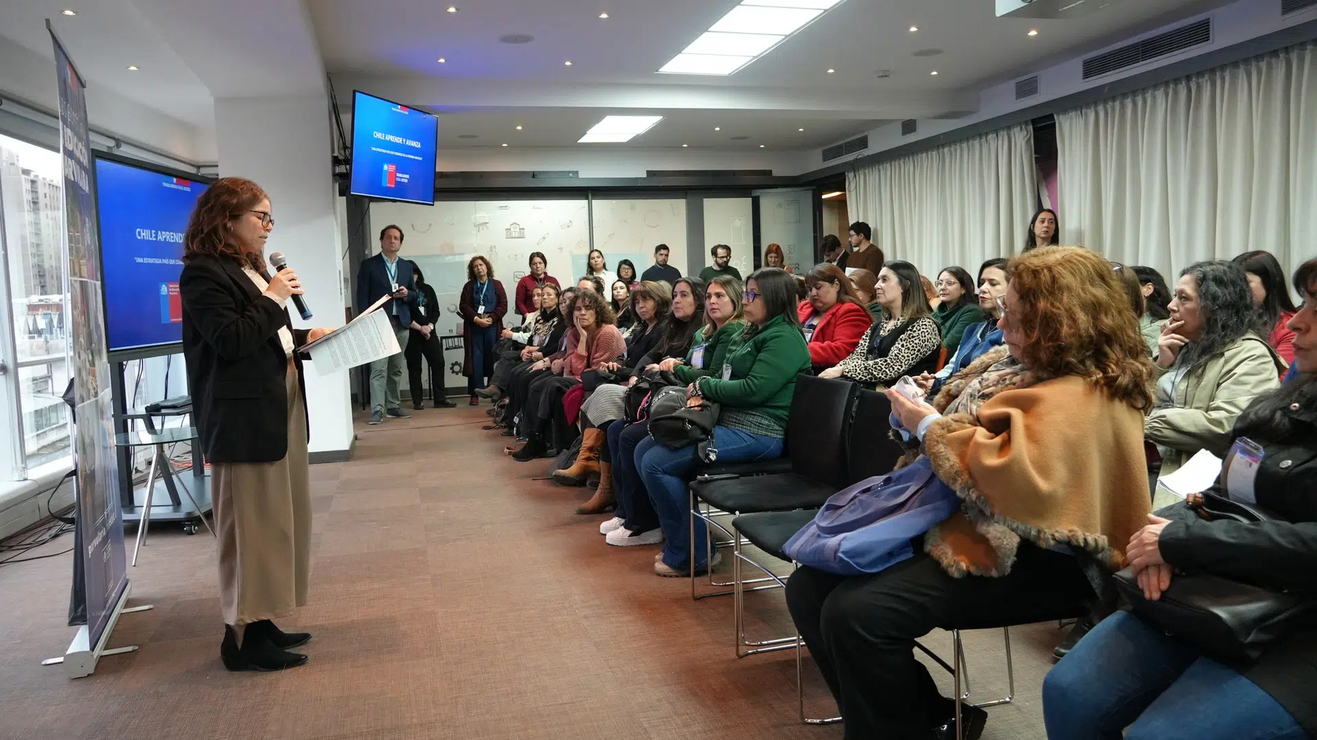 Imagen de la cobertura periodística