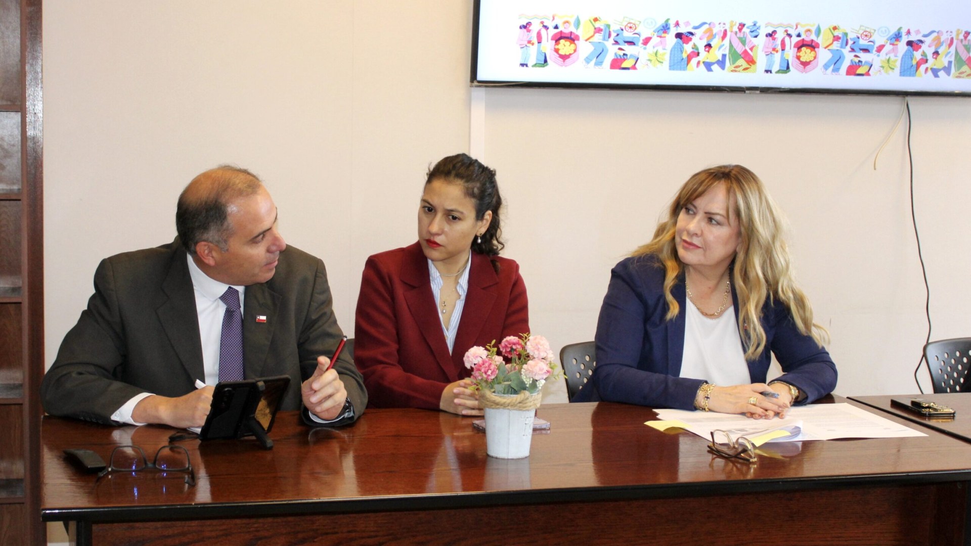 Imagen de la cobertura periodística